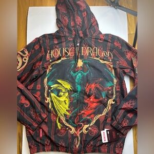 Members Only House of the Dragon The Iron throne windbreaker jacket